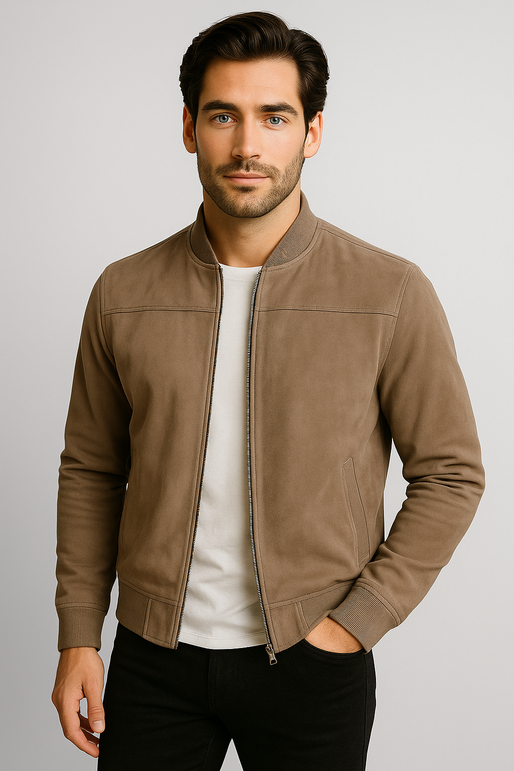 MASSIMO™ | BLOUSON EN DAIM AUTHENTIQUE POUR HOMMES