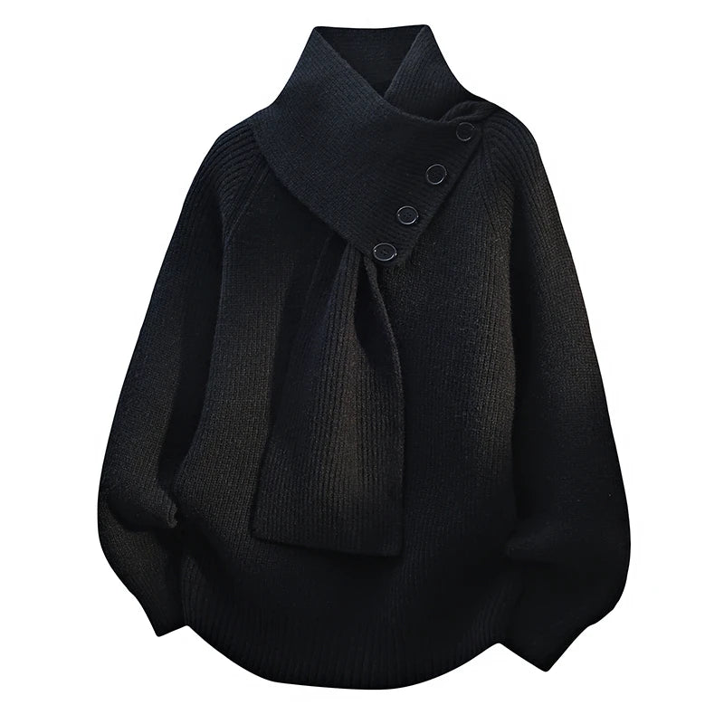 ARIANE™ | PULL DOUILLET À COL CHÂLE ÉLÉGANT