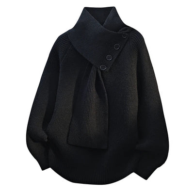 ARIANE™ | PULL DOUILLET À COL CHÂLE ÉLÉGANT